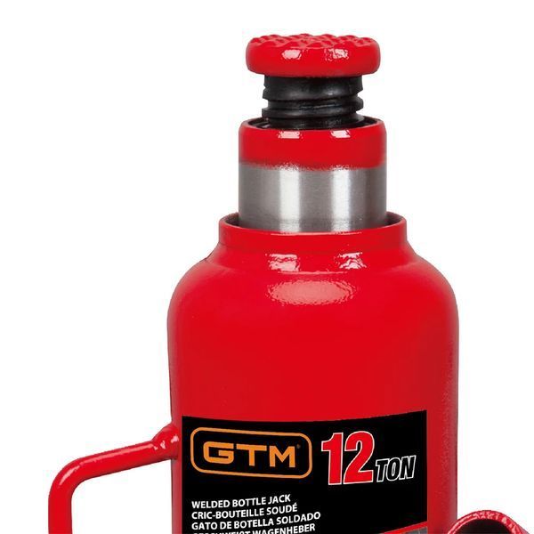 Домкрат гідравлічний 12т GTM TH91204 пляшковий одноштоковий : висота підйому 460 мм, вантажопідйомність 12 т 32917 фото