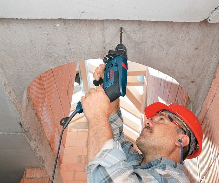 Професійна дриль ударний Bosch Professional GSB 1600 RE : 700 Вт, 3000 об/хв, 25000 уд/хв, 10,8 Нм, щітковий 0601228200 фото