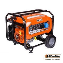 Професійний генератор бензиновий (електрогенератор) Oleo-Mac Line 6500 : 5.0/5.5 кВт бензогенератор для дому Line 6500 фото