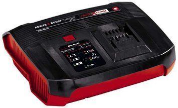 Потужний прискорений зарядний пристрій до акумуляторів Einhell 18V Power-X-Boostcharger 6 A : зарядний струм 6 А (4512064) 4512064 фото
