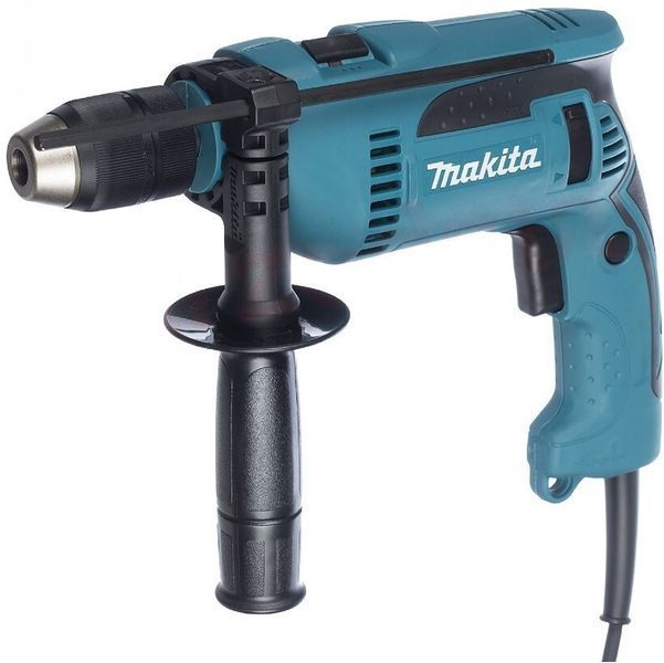 Професійна дриль електрична ударна (електродриль) MAKITA HP1641K : 680 Вт, 1.5-13мм сверло, 2 кг HP1641K фото