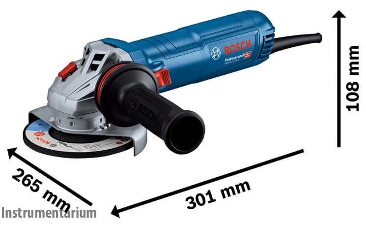 Професійна болгарка Bosch GWS 12-125 S : 1200Вт, диск 125мм, з регулюванням обертів 06013A6020 фото