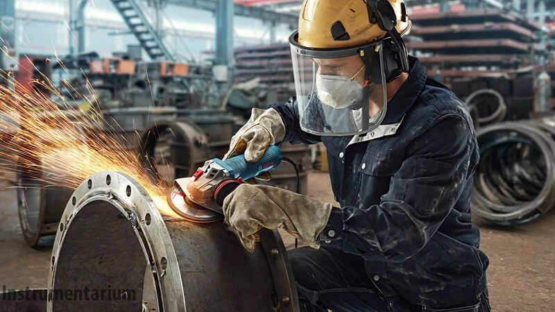Професійна болгарка Bosch GWS 12-125 S : 1200Вт, диск 125мм, з регулюванням обертів 06013A6020 фото