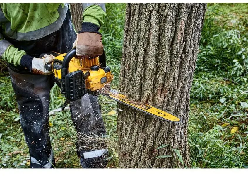 Професійна пила ланцюгова акумуляторна безщіткова DeWALT DCMCS574X1 : з АКБ 54V/3 Аг- 18V/9 Аг + зарядне DCMCS574X1 фото