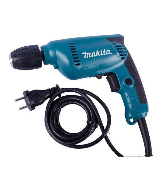 Професійна дриль електрична ударна (електродриль) MAKITA 6413 : 450 Вт, 1.5-10мм сверло, 1.3 кг 6413 фото