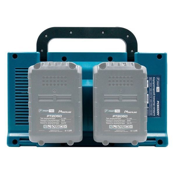 Потужний акумуляторний інвертор напруги PROFI-TEC PCB3320V POWERLine : без АКБ, струм 12 В/5 А (макс. 10 А) 005942 фото