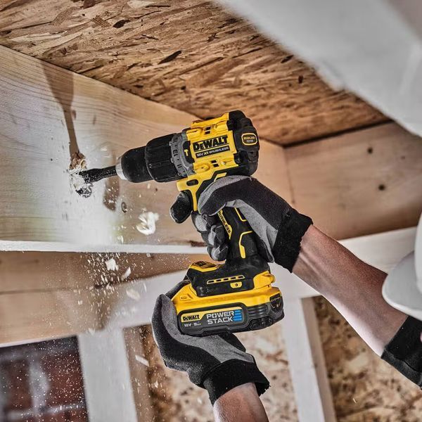 Дриль-шурупокрут акумуляторний безщітковий ударний DeWALT DCD805H2T : з АКБ 2шт-18V 5 Ah, 90 Нм DCD805H2T фото