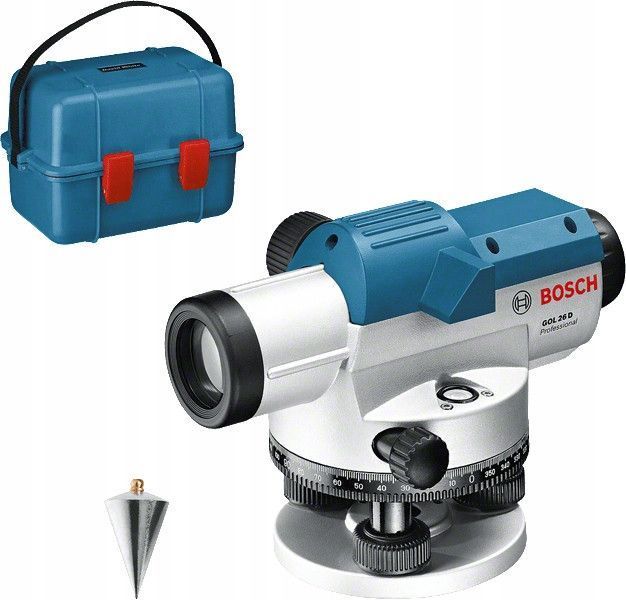 Рівень-нівелір оптичний Bosch GOL 26 D (0601068000): 360 градусів, до 100м, 26х зум 0601068000 фото