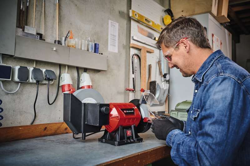 Потужний точильний верстат Einhell TC-WD 200/150 : 250 Вт, коло сухий - &Oslash;150 / мокрий &Oslash;200 (4417242) 4417242 фото
