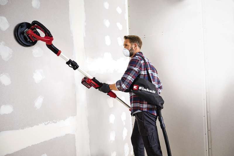 Акумуляторна Шліфмашина для стін та стелі Жираф Einhell TE-DW 18/225 Li - Solo 4259990 фото