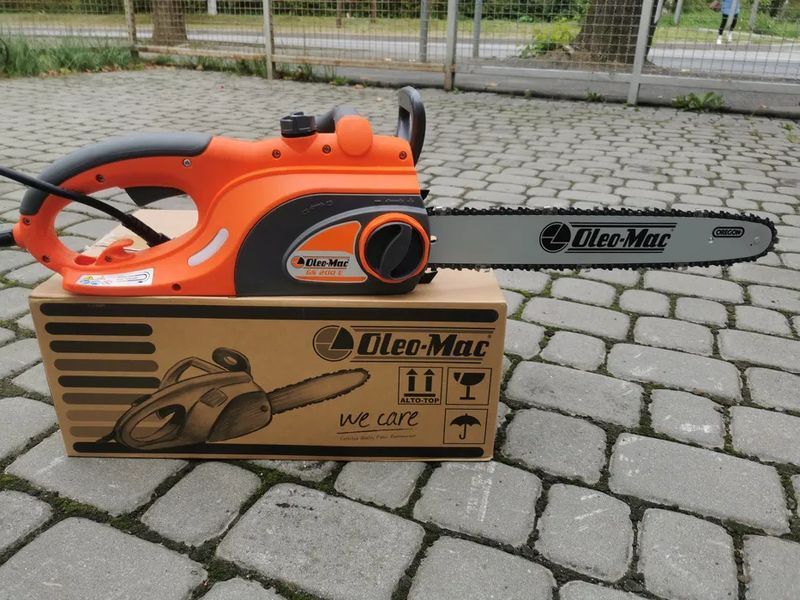 Потужна пила ланцюгова електрична Oleo-Mac GS 200Е : 1.9 кВт, шина 40см, вага 4.4 кг, 51039011 GS 200Е фото