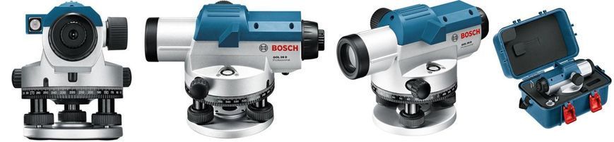 Рівень-нівелір оптичний Bosch GOL 26 D (0601068000): 360 градусів, до 100м, 26х зум 0601068000 фото