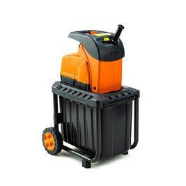 Якісний cадовий подрібнювач GTM DS2800/45, ножовий механізм (DS2800/45) : 2800 Вт, діаметр гілки 45 мм, ніж, контейнер 60 л 83300 фото