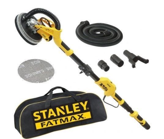 Шліфувальна машина для стін та стелі (жираф) Stanley Fatmax SFMEE500S, 750 Вт, 225 мм, з LED підсвіткою SFMEE500S фото