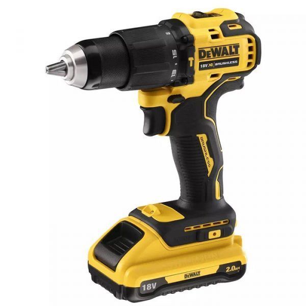 Дриль-шурупокрут акумуляторний безщітковий ударний DeWALT DCD709D2T,АКБ 18В,65 Нм,2акумулятора+ зарядне DCD709D2T фото