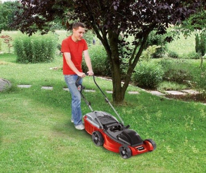 Потужна газонокосарка електрична для трави Einhell GC-EM 1743 HW : 1700 Вт, ширина скошування 43 см, 700 м&sup2; 3400590 фото