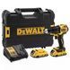Дриль-шурупокрут акумуляторний безщітковий ударний DeWALT DCD709D2T,АКБ 18В,65 Нм,2акумулятора+ зарядне DCD709D2T фото 1