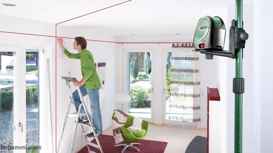 Телескопічна штанга Bosch TP 320 : робоча висота 10-320 см, вага 1.1 кг (0603693101) 0603693101 фото