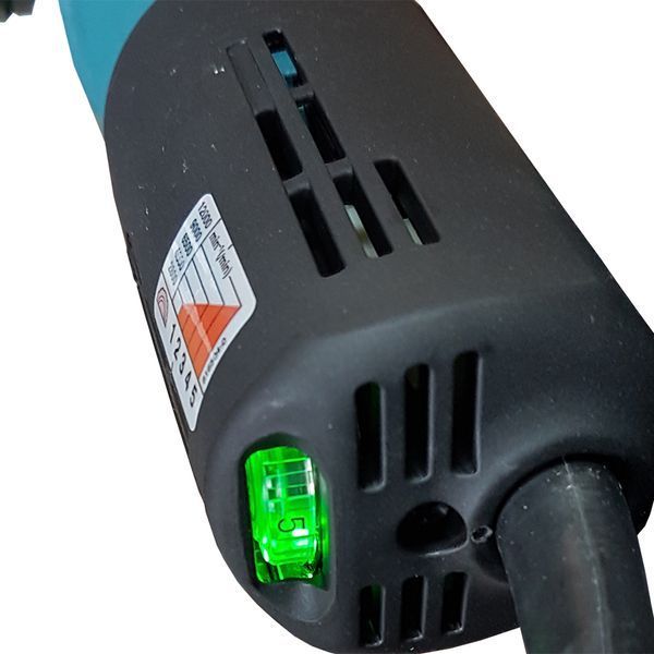 Професійна кутова шліфувальна машина Makita 9565 CVR: 1400 Вт, &Oslash; диска 125х22,23 мм, 12000 об/хв, вага 2.4 кг 9565CVR фото