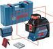 Професійний лінійний лазерний нівелір Bosch Professional GLL 3-80 в кейсі з мішенню та чохлом, червоний промінь 0601063S00 фото 1