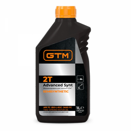 Змазка в паливо (1л) для 2х тактних двигунів 1:50 (напівсинтетика) GTM Advanced Synt 2T 83398 фото