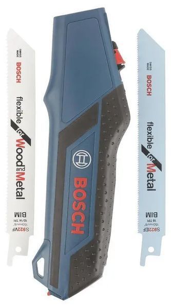 Рукоятка-тримач для шабельних полотен Bosch з 2 полотнами 2608000495 фото