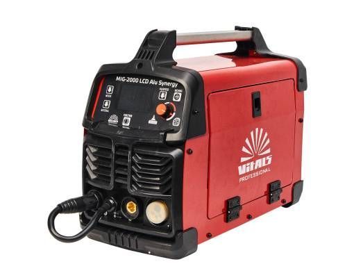Зварювальний апарат Vitals Professional MIG 2000 LCD Alu Synergy (ММА/MIG/MАG/MАG FLUX) 156989 фото