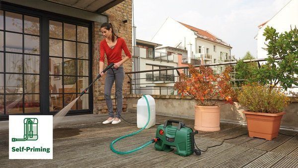 Потужна мийка високого тиску Bosch EasyAquatak 100 Long Lance : 1200 Вт, 100 бар, 300 л/год 06008A7E01 фото