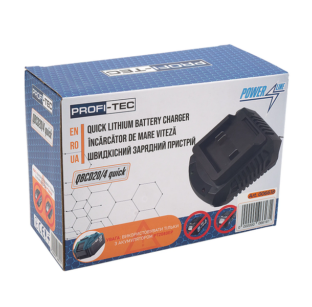 Зарядний пристрій швидкий PROFI-TEC QBCD20/4 quick (4,0 А) 006618 фото