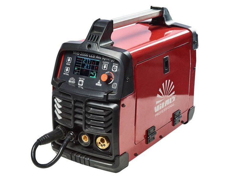 Зварювальний апарат Vitals Professional MIG 2000 LCD Alu Synergy (ММА/MIG/MАG/MАG FLUX) 156989 фото