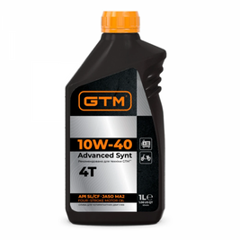 Мастило для 4-х тактного двигуна GTM Advanced Synt 10W-40 1 л 83404 фото