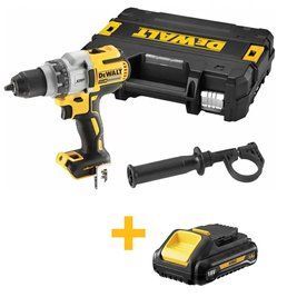 Дриль-шурупокрут акумуляторний безщітковий DeWALT DCD991NT; 18В, 95 Нм+DCB187 акумулятор DCD991NT+DCB187 фото