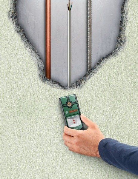 Професійний детектор прихованої проводки Bosch Truvo 0603681200 : 70 мм глибина пошуку, шукач проводів індикатор 0603681200 фото