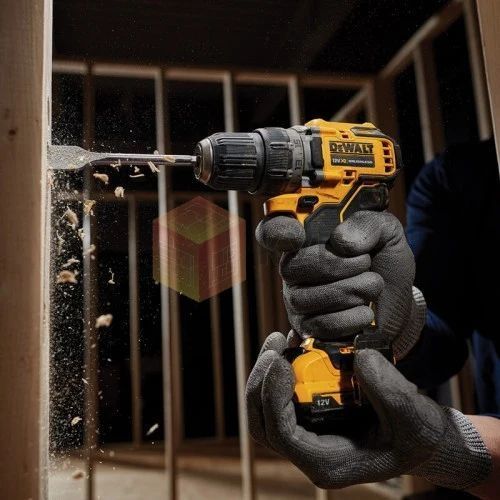 Потужний дриль-шурупокрут акумуляторний безщітковий DeWALT DCD708D1T : з АКБ 18V 2.0Ah, 65 Нм, 1650 об/хв, безщітковий, кейс DCD708D1T фото