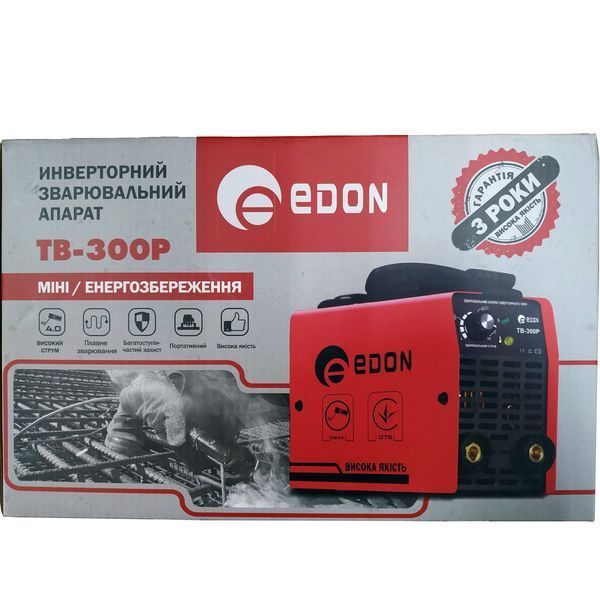Зварювальний апарат Edon TB-300P (3.5 кВт, 300 А) для дому + + маска хамелеон в подарок! TB-300P і маска фото