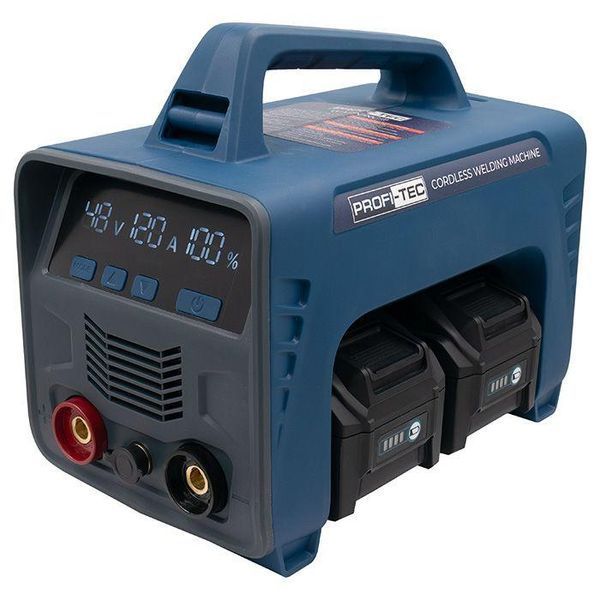 Потужний акумуляторний зварювальний апарат PCWM16040 X-MAX Power : з АКБ 40В 2шт-8 Аh, електрод 2,5 &ndash; 3,2 мм 006617 фото