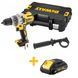 Дриль-шурупокрут акумуляторний безщітковий DeWALT DCD991NT; 18В, 95 Нм+DCB187 акумулятор DCD991NT+DCB187 фото 1