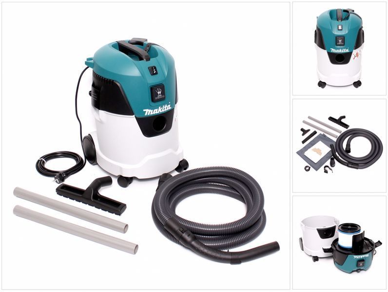 Пилосос будівельний Makita VC2512L, 1000Вт, 25л (VC2512L) VC2512L фото