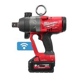 Гайковерт високомоментний 1" (2400 Нм) M18 FUEL з фіксацією кільцем ONE-KEY Milwaukee: з АКБ 18V 2шт-8 Ah+ЗП, 2500уд/хв, 1670об/хв 4933459733 фото