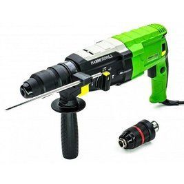 Потужний ударний перфоратор PROFI-TEC PH1250DVF : 1250 Вт, 3.5 Дж, набір бурів (002234) 002234 фото