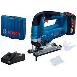 Професійний акумуляторний лобзик Bosch GST 185-LI Solo : з АКБ 18V 4.0Ah ,глибина різу 125мм 06015B3023 фото