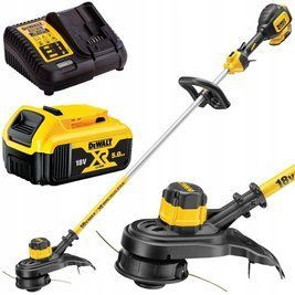 Професійна акумуляторна безщіткова коса (тример) DeWALT DCM561P1 : 18V (1 акум 5 ампер і зарядка) DCM561P1 фото