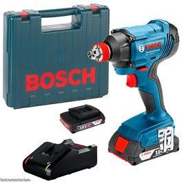 Професійний гайкокрут ударний акумуляторний Bosch Professional GDX 180-LI : з АКБ 2шт-18V 2.0Ah, 180Нм, 2800 об/хв, 3600 уд/хв 06019G5223 фото
