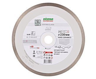 Диск алмазний відрізний Distar 1A1R Hard ceramics 230x1,6x25,4 кераміка, плитка, керамограніт 11120048017 11120048017 фото
