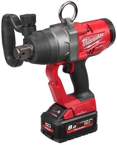 Гайковерт високомоментний 1" (2400 Нм) M18 FUEL з фіксацією кільцем ONE-KEY Milwaukee: з АКБ 18V 2шт-8 Ah+ЗП, 2500уд/хв, 1670об/хв 4933459733 фото