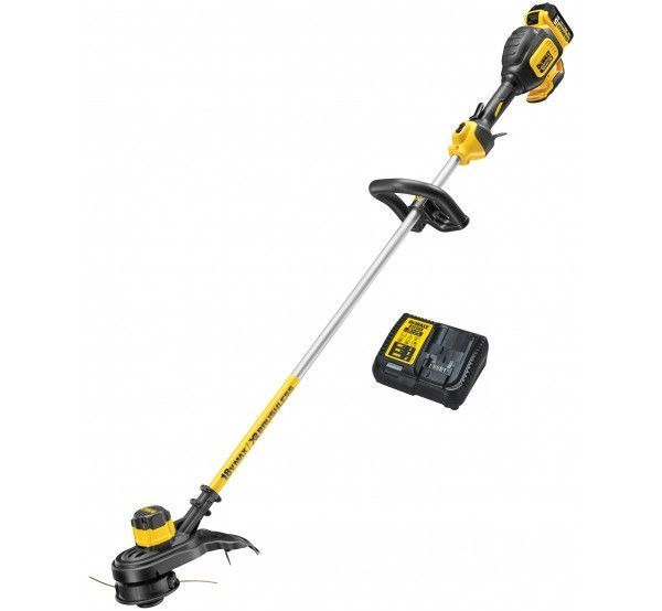 Професійна акумуляторна безщіткова коса (тример) DeWALT DCM561P1 : 18V (1 акум 5 ампер і зарядка) DCM561P1 фото