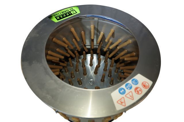 Машина Zipper ZI-GRM1100 для обскубування пір&rsquo;я &mdash; 1100 Вт, барабанна &Oslash; 550 мм ZI-GRM1100 фото