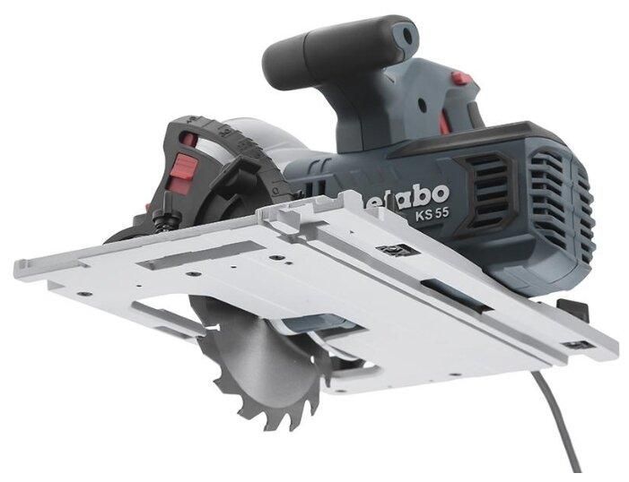 Потужна ручна дискова пила по дереву Metabo KS 55 FS : 1200 Вт, круг 160мм циркулярна пила 600955000 600955000 фото