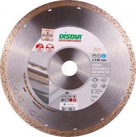 Диск алмазний відрізний Distar 1A1R Hard Ceramics Advanced 230x1,6x25,4 керамограніт, кераміка 11120528017 11120528017 фото