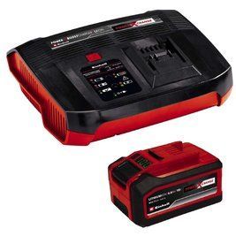 Потужний акумулятор і зарядний пристрій Einhell PXC-Starter-Kit 18V 4-6Ah 6A Boostcharger : час зарядки 60 хв 4512143 4512143 фото